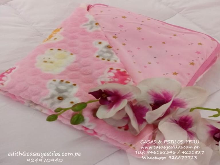 Manta de Algodón con Diseño para Bebé